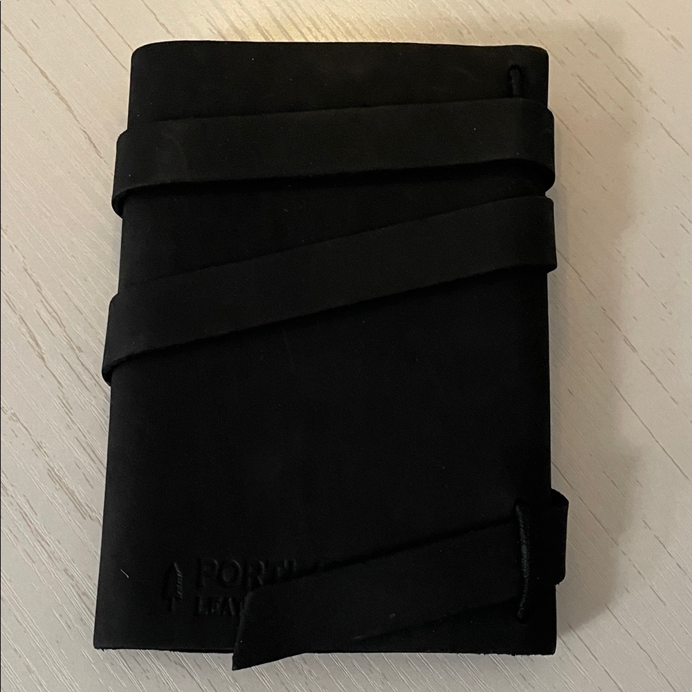 Portland Leather Black Suede Journal